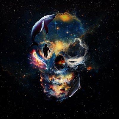 Űrbálna koponya alkotó: Ali Gulec