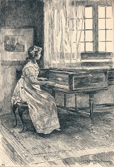 „Illustration to John Halifax, Gentleman”, 1897 alkotó: Alice Barber Stephens