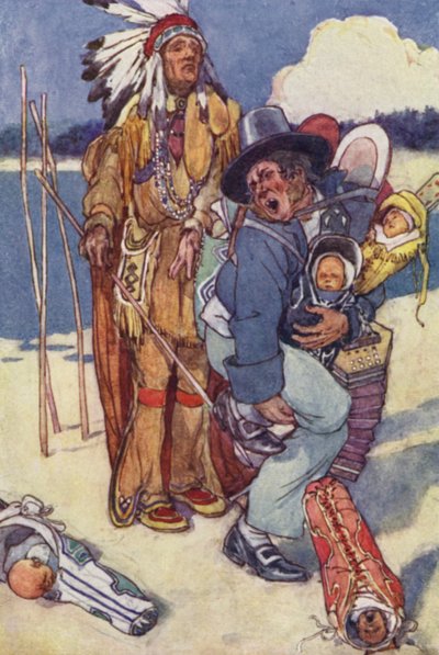 Nővér a Papooséknak! (színes litó) alkotó: Alice Bolingbroke (after) Woodward