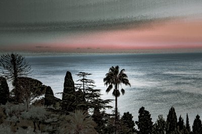 Taormina Sonnenuntergang von Alice Gur-Arie
