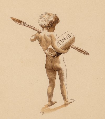 Finis (színes litográfia) alkotó: Alice Havers
