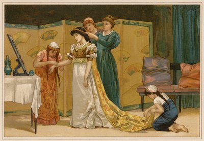 A fehér hattyúk (chromolitho) alkotó: Alice Havers