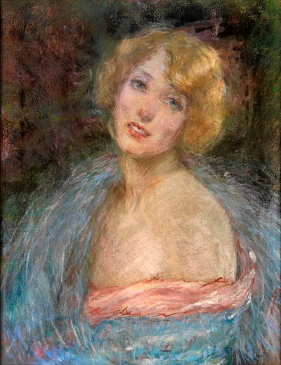 Szőke lány Boa alkotó: Alice Pike Barney