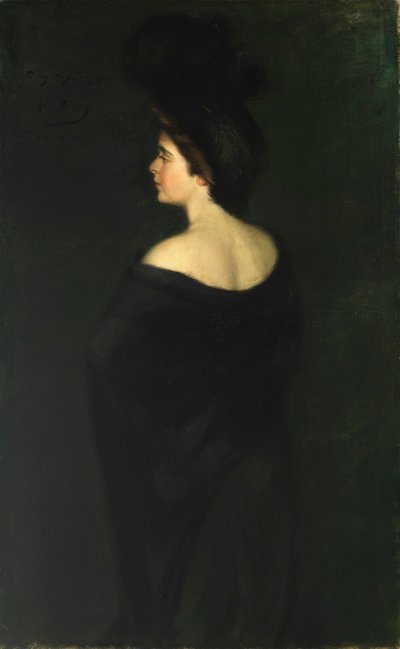 Laura a feketékben alkotó: Alice Pike Barney