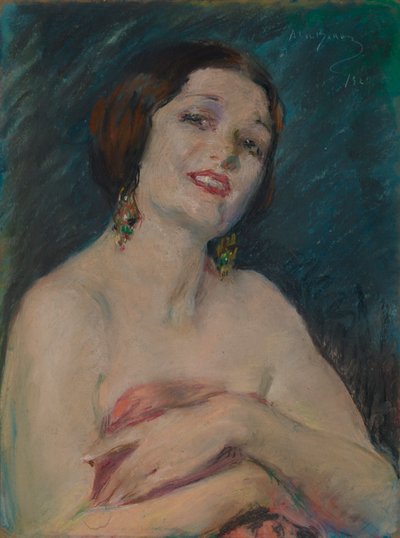 Model Holding Drapéria alkotó: Alice Pike Barney