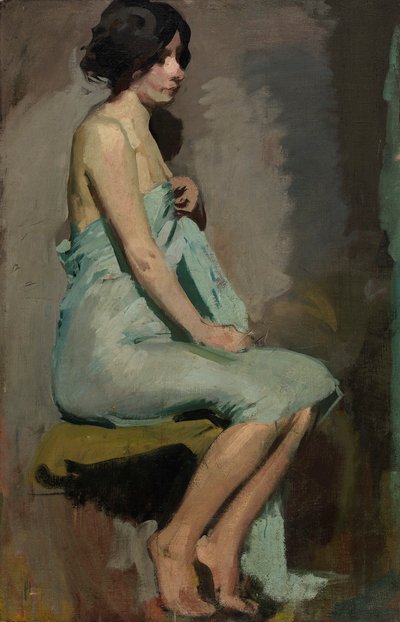 Tanulmány egy ülő nő alkotó: Alice Pike Barney