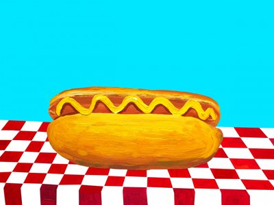Klasszikus hot dog-piknik alkotó: Alice Straker