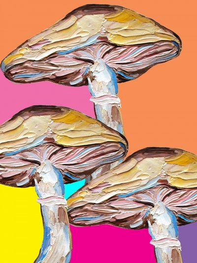 Pszichedelikus gombák a pop-artban alkotó: Alice Straker