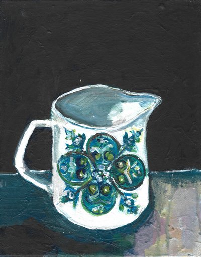 Virágos kancsós csendélet alkotó: Alice White