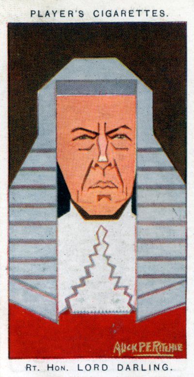 Charles John Darling, 1. Baron Darling, brit bíró, 1926 alkotó: Alick P. F. Ritchie