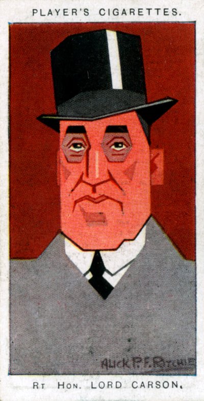 Edward Carson, Carson 1. báró, Ulster vezetője és ügyvédje, 1926. alkotó: Alick P. F. Ritchie