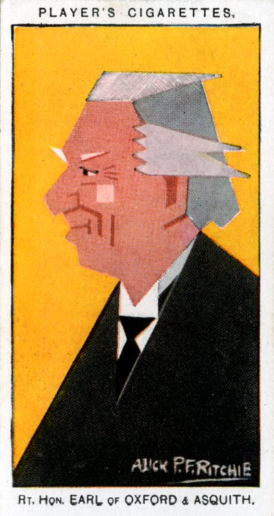 Herbert Henry Asquith, Oxford és Asquith 1. grófja, brit miniszterelnök, 1926. alkotó: Alick P. F. Ritchie