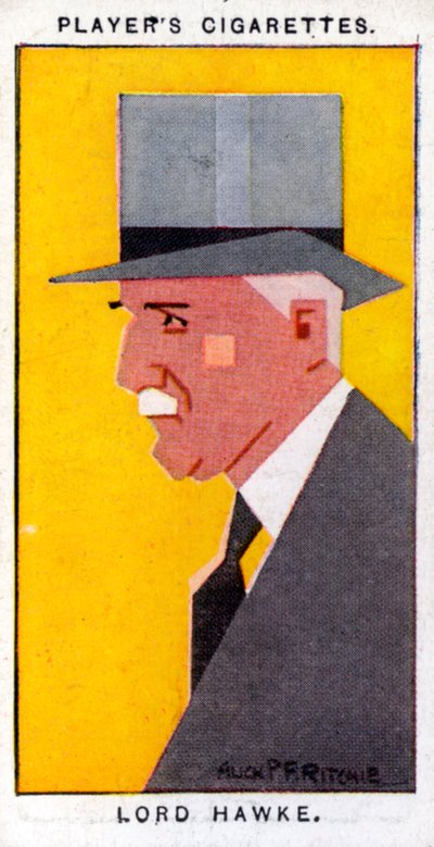 Martin Bladen Hawke, 7. Baron Hawke, brit krikettjátékos, 1926. alkotó: Alick P. F. Ritchie