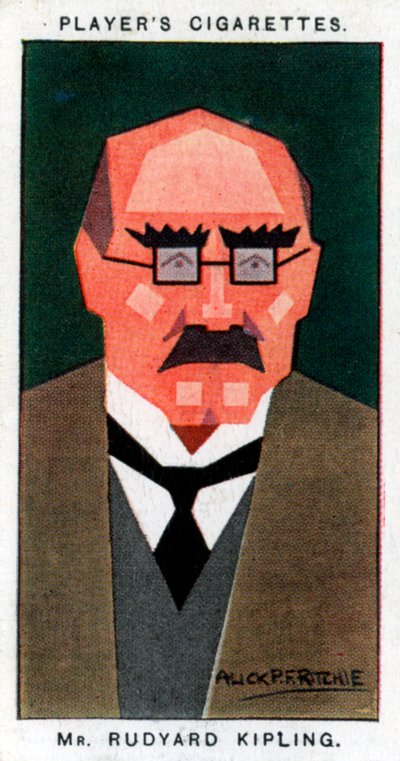 Rudyard Kipling brit író és költő, 1926. alkotó: Alick P. F. Ritchie