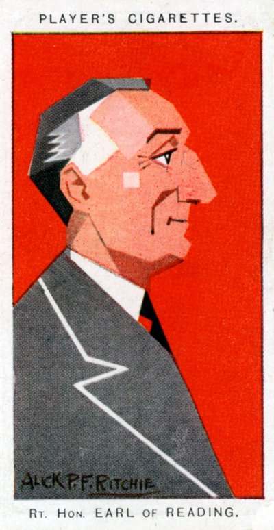 Rufus Isaacs, Reading 1. márkija, főbíró és diplomata, 1926. alkotó: Alick P. F. Ritchie