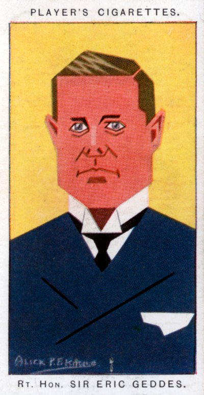 Sir Eric Campbell Geddes brit politikus, 1926 alkotó: Alick P. F. Ritchie