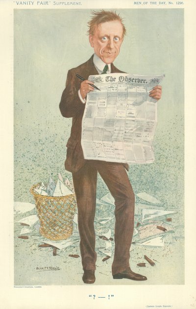 James Louis Garvin alkotó: Alick P. F. Ritchie