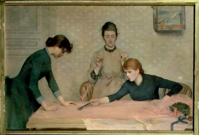 A varrás osztály alkotó: Alix d Anethan