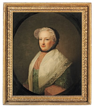 Anne Drelincourt, Lady Primrose portréja színlelt oválisban, 1709-75 körül (olaj, vászon) alkotó: Allan (follower of) Ramsay