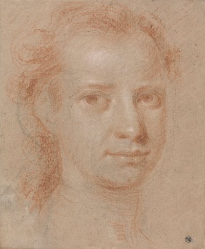 Fiatal nő vagy férfi feje alkotó: Allan Ramsay