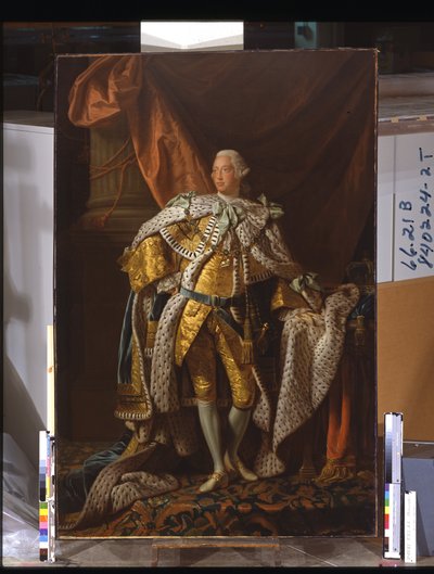 III. György király (olaj, vászon) alkotó: Allan Ramsay