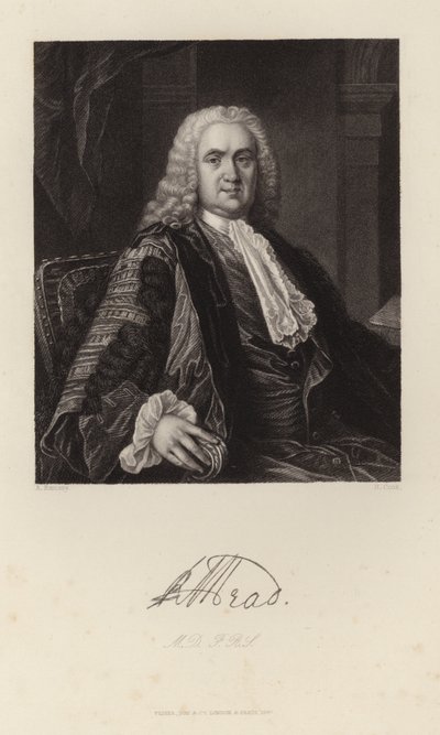 Richard Mead, 1847 alkotó: Allan Ramsay