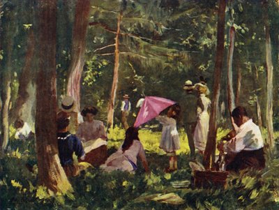 Párizs: Egy sarok a Boisban (színes litó) alkotó: Allan Stewart