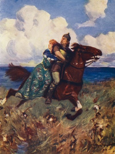 A madarak csatája (színes litográfia) alkotó: Allan Stewart