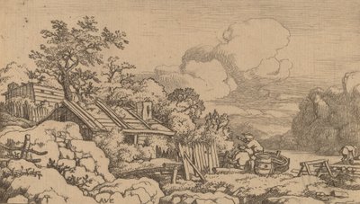 Ácskunyhó, valószínűleg c. 16451656. alkotó: Allart van Everdingen