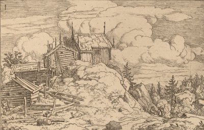 Hamlet a dombon, valószínűleg c. 16451656. alkotó: Allart van Everdingen