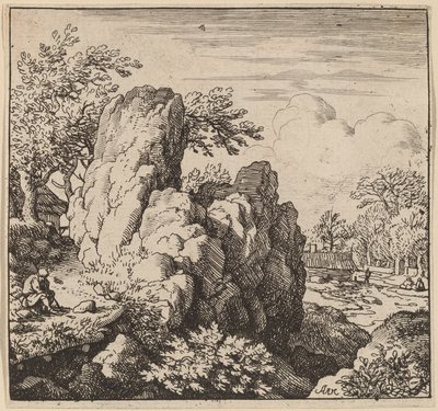 Nagy Szikla, valószínűleg c. 16451656. alkotó: Allart van Everdingen