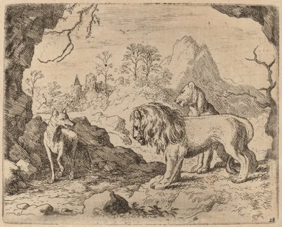 Reynard megígéri, hogy felfedi a rejtett kincset, valószínűleg c. 16451656. alkotó: Allart van Everdingen