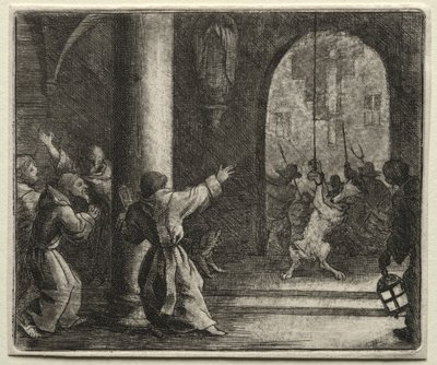 Reynard, a róka: Reynard becsapja a farkast. alkotó: Allart van Everdingen