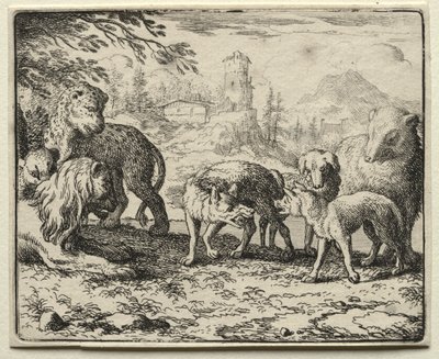 Reynard, a róka: Reynard elítélése. alkotó: Allart van Everdingen