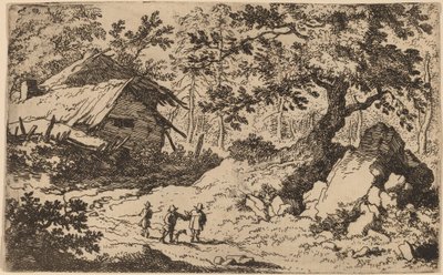 Romos kunyhó, valószínűleg c. 16451656. alkotó: Allart van Everdingen