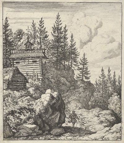 A kápolna, 17. század. alkotó: Allart van Everdingen