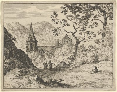 Völgytemplom, 17. század. alkotó: Allart van Everdingen