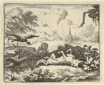 A Renard elleni büntetőeljárás olvasata, 1650-75. alkotó: Allart van Everdingen