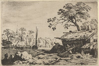 A romkunyhó, 17. század. alkotó: Allart van Everdingen