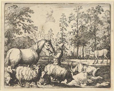 A ló története, aki bosszút akar állni a szarvason, 1650-75. alkotó: Allart van Everdingen