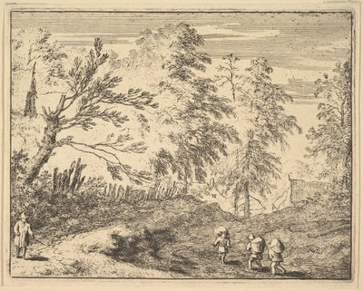 A három portás. alkotó: Allart van Everdingen