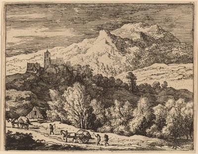 Két szekér, valószínűleg c. 16451656. alkotó: Allart van Everdingen