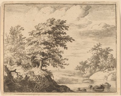 Kanyargós folyó, valószínűleg c. 16451656. alkotó: Allart van Everdingen