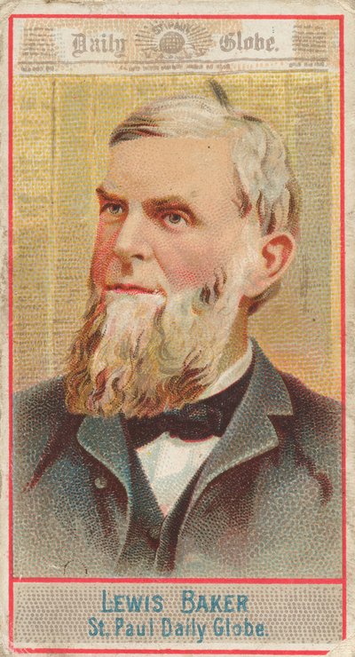 Lewis Baker, St. Paul Daily Globe, az American Editors N1 sorozatából, Allen & Ginte..., 1887. alkotó: Allen