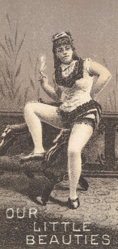 Az N57-es színésznők című sorozatból, amely a Our Little Beauties Cigarettes for Allen & Ginte... című filmet reklámozza, 1890. alkotó: Allen and Ginter