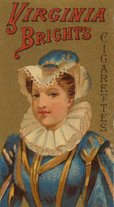A Girls and Children N64 sorozatból, amely Virginia Brights cigarettákat reklámoz Allennek és..., 1886. alkotó: Allen and Ginter