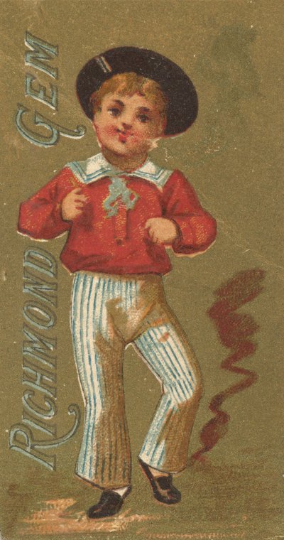 A Girls and Children N65 sorozatból, amely a Richmond Gem Cigarettes for Allen &..., kb. 1886. alkotó: Allen and Ginter