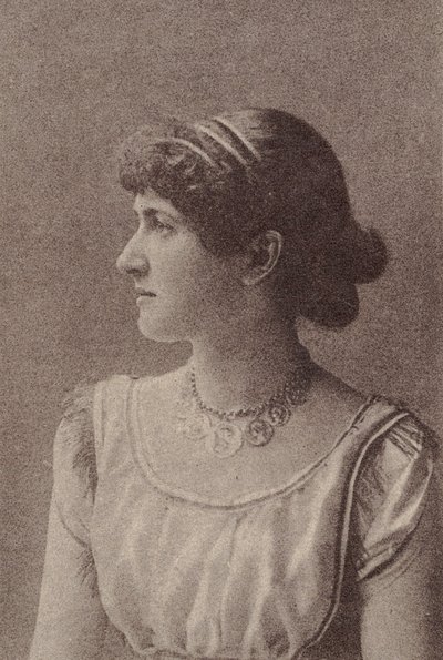 Kitty Welch, az N67 színésznők sorozatból, amely a Virginia Brights cigarettákat reklámozza..., kb. 1888. alkotó: Allen and Ginter