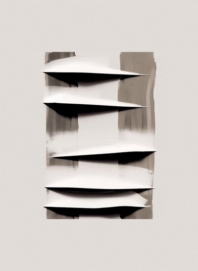 Absztrakt réteges redők alkotó: Alma