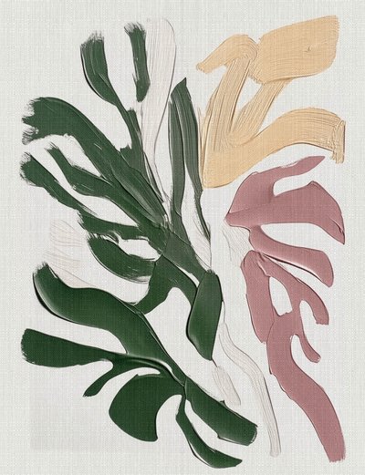 Absztrakt Monstera-levelek alkotó: Alma